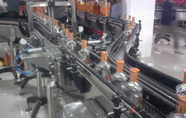 安徽含山運漕酒廠（塑鋼板鏈輸送）